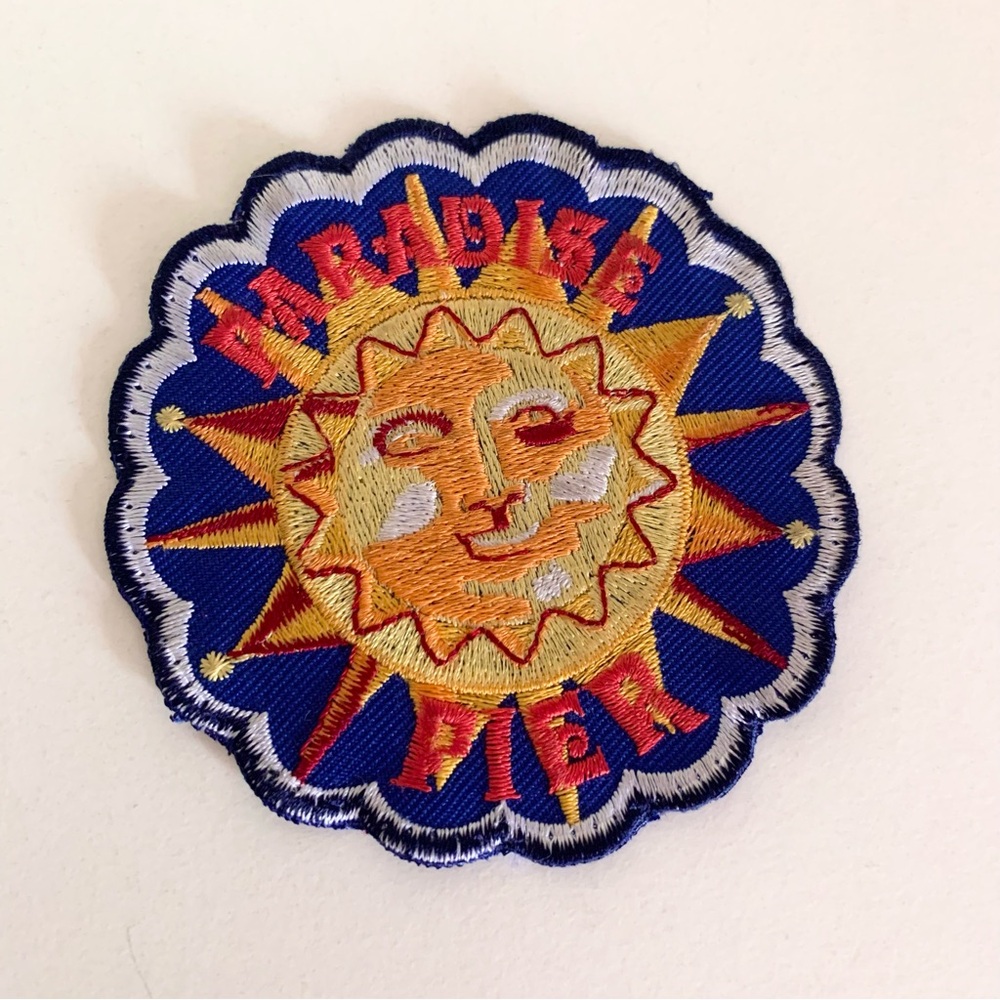 Vintage paradise pier embroidered patch - Picture 9 of 11